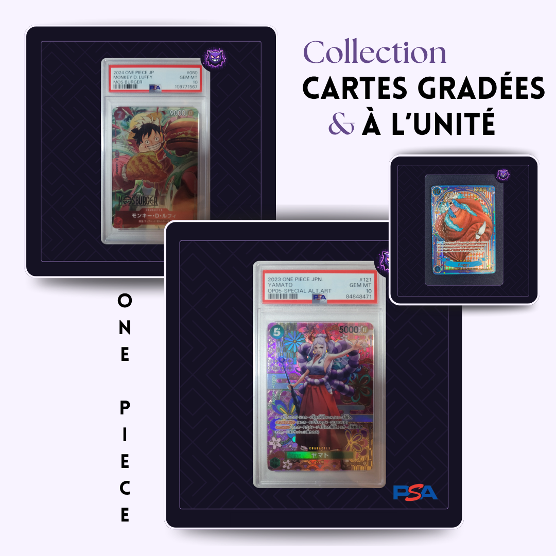 One Piece - Cartes gradées & à l'unité