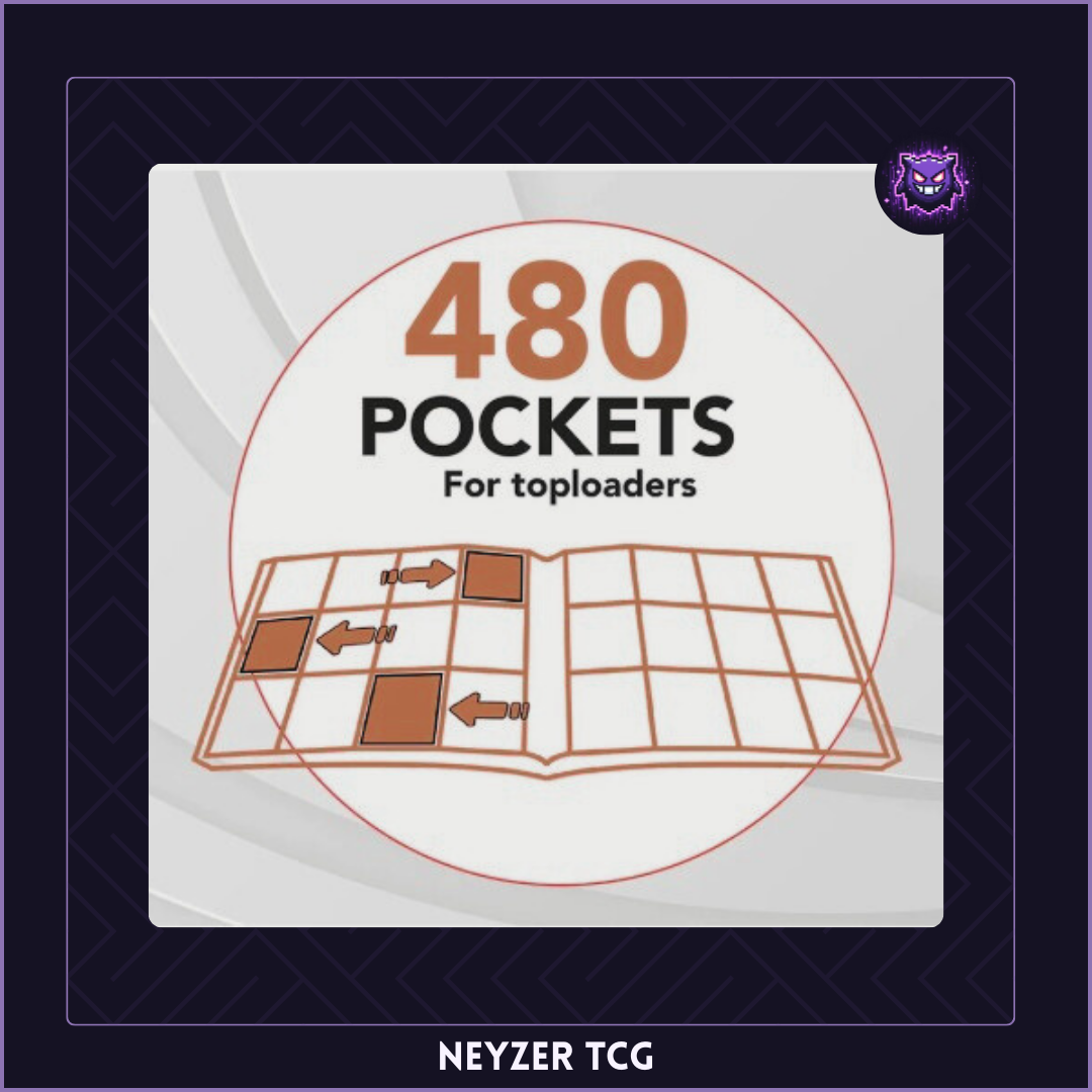 Album zip Phoenix TCG-20 pages-12 Pockets-480 Toploaders n°4