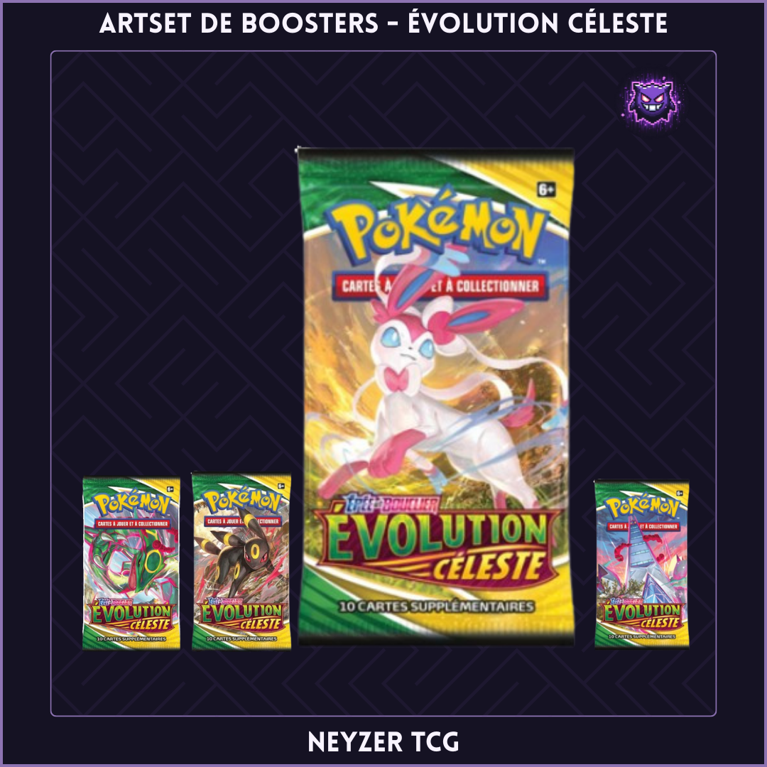 Artset de Boosters - Evolution Céleste Léger (EB7)