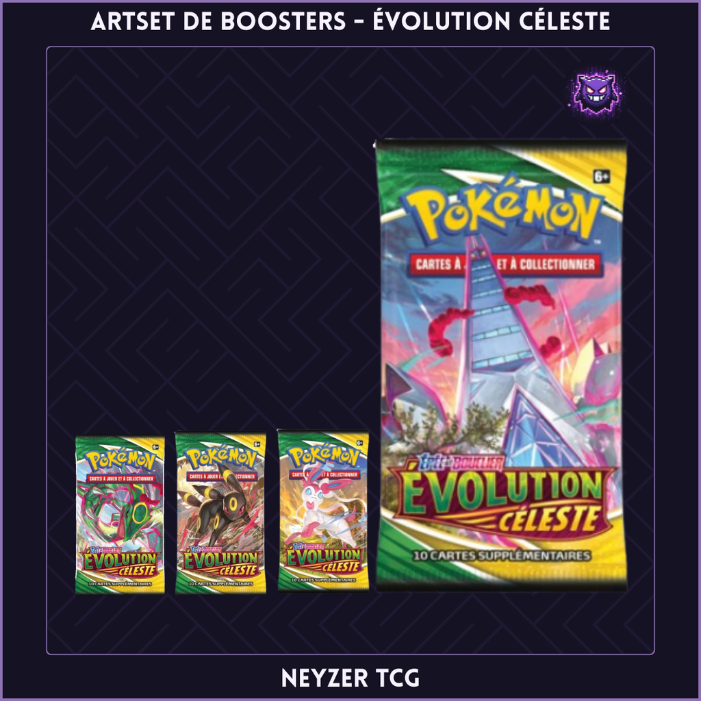 Artset de Boosters - Evolution Céleste Léger (EB7)