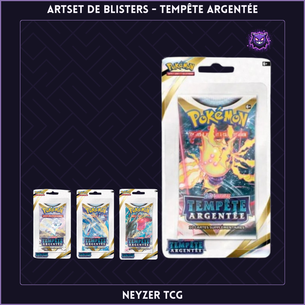 Artset de Blisters - Tempête argentée (EB12)