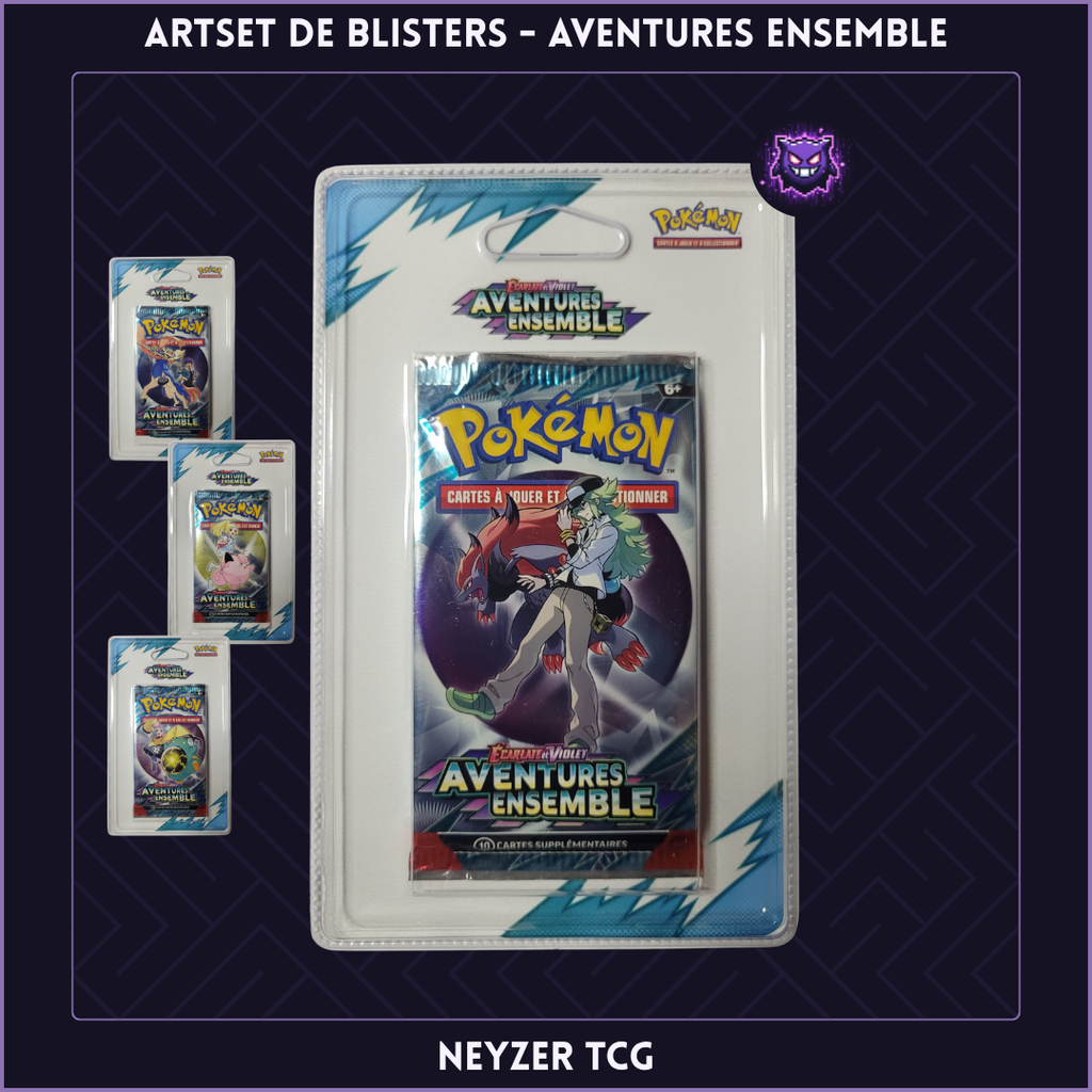 Artset de Blisters en Plastique - Aventures Ensemble (EV9)
