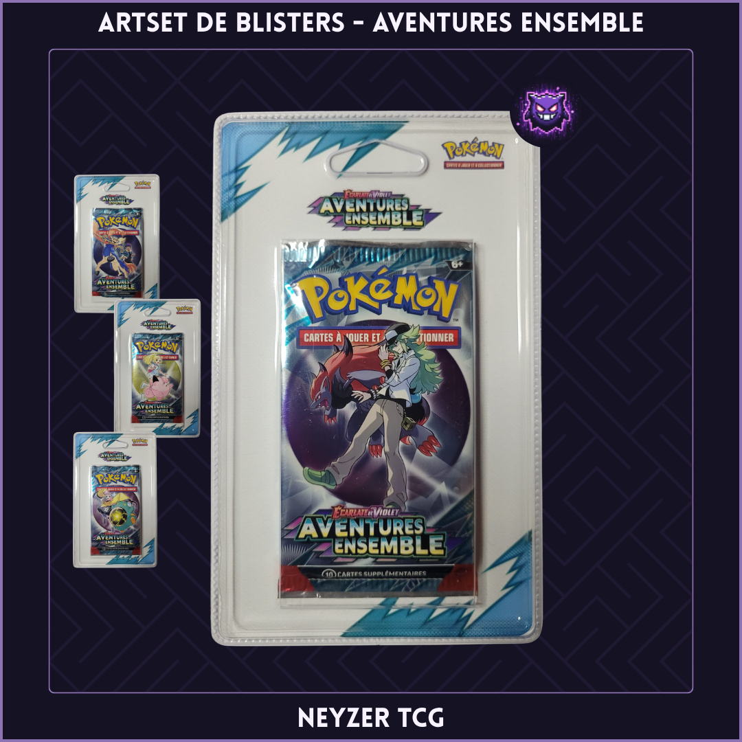 Artset de Blisters en Plastique - Aventures Ensemble (EV9)