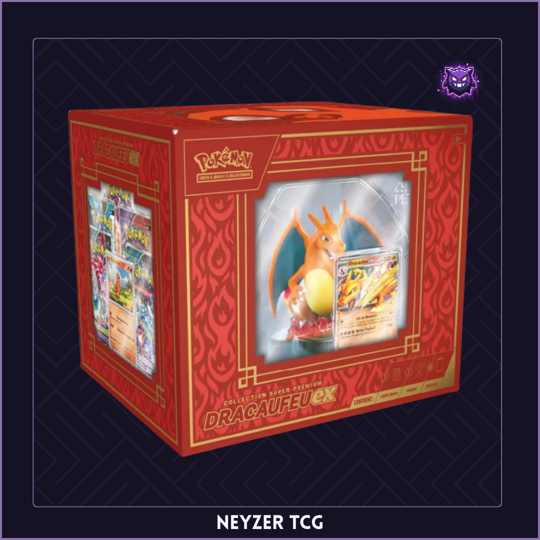 Pokémon - Coffret Super Premium Dracaufeu ex (Figurine)