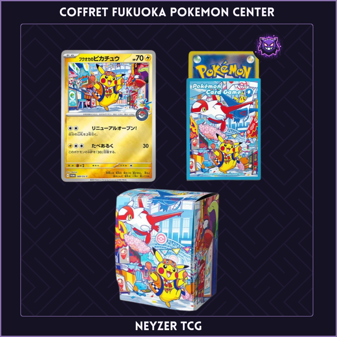 Pokemon Japonais - Coffret Fukuoka Pokemon Center