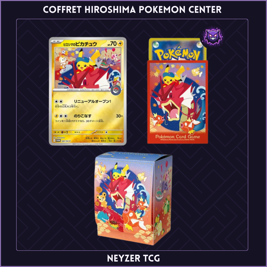 Pokemon Japonais - Coffret Hiroshima Pokemon Center