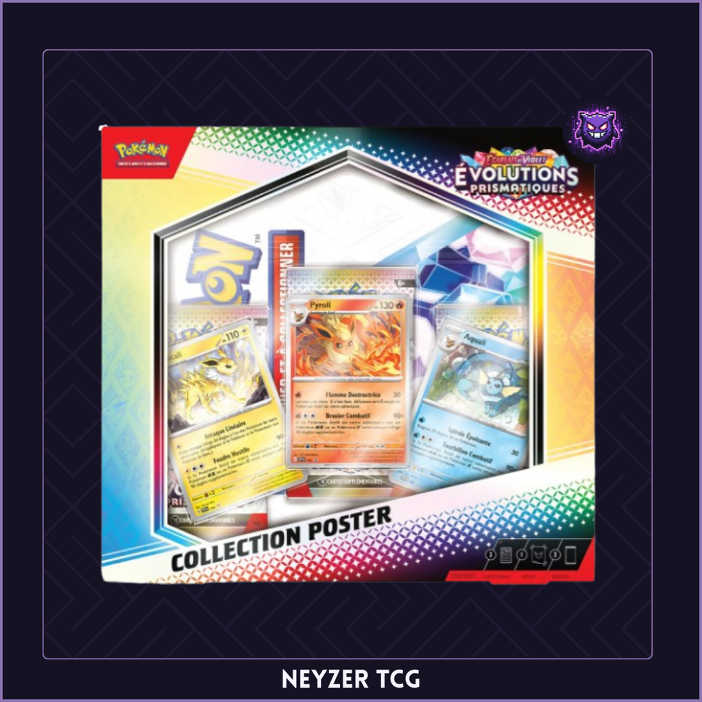 Pokémon - Coffret Collection Poster Evolutions Prismatiques