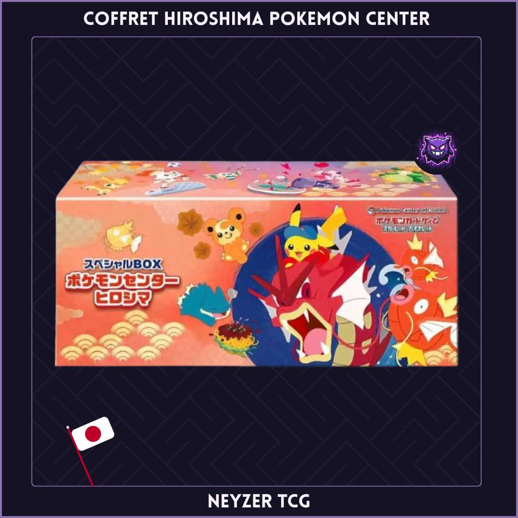 Pokemon Japonais - Coffret Hiroshima Pokemon Center