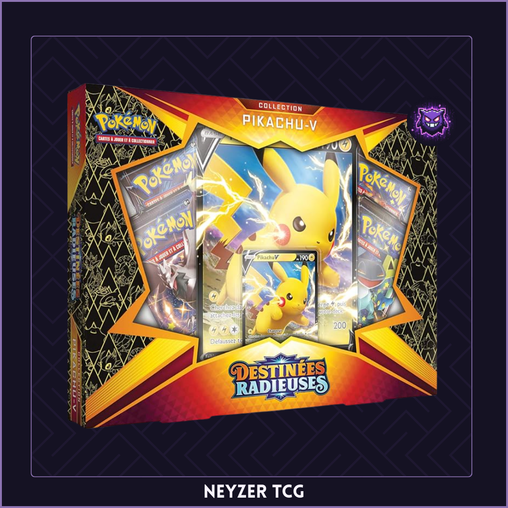 Coffret Pokemon Collection Pikachu V-Destinee radieuse n°1