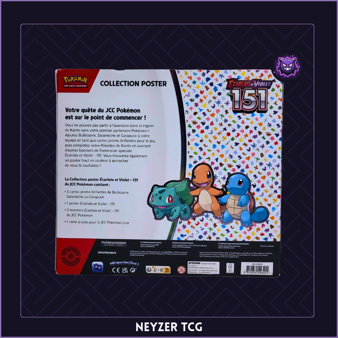 Coffret Pokemon Collection poster 151 n°2