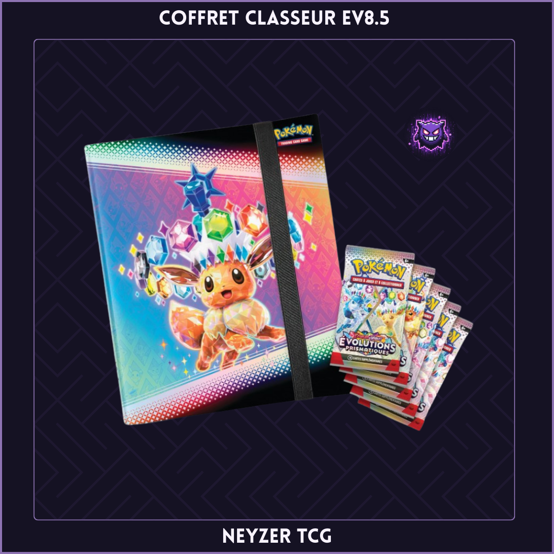 Coffret Pokemon collection classeur-Evolutions prismatiques n°2