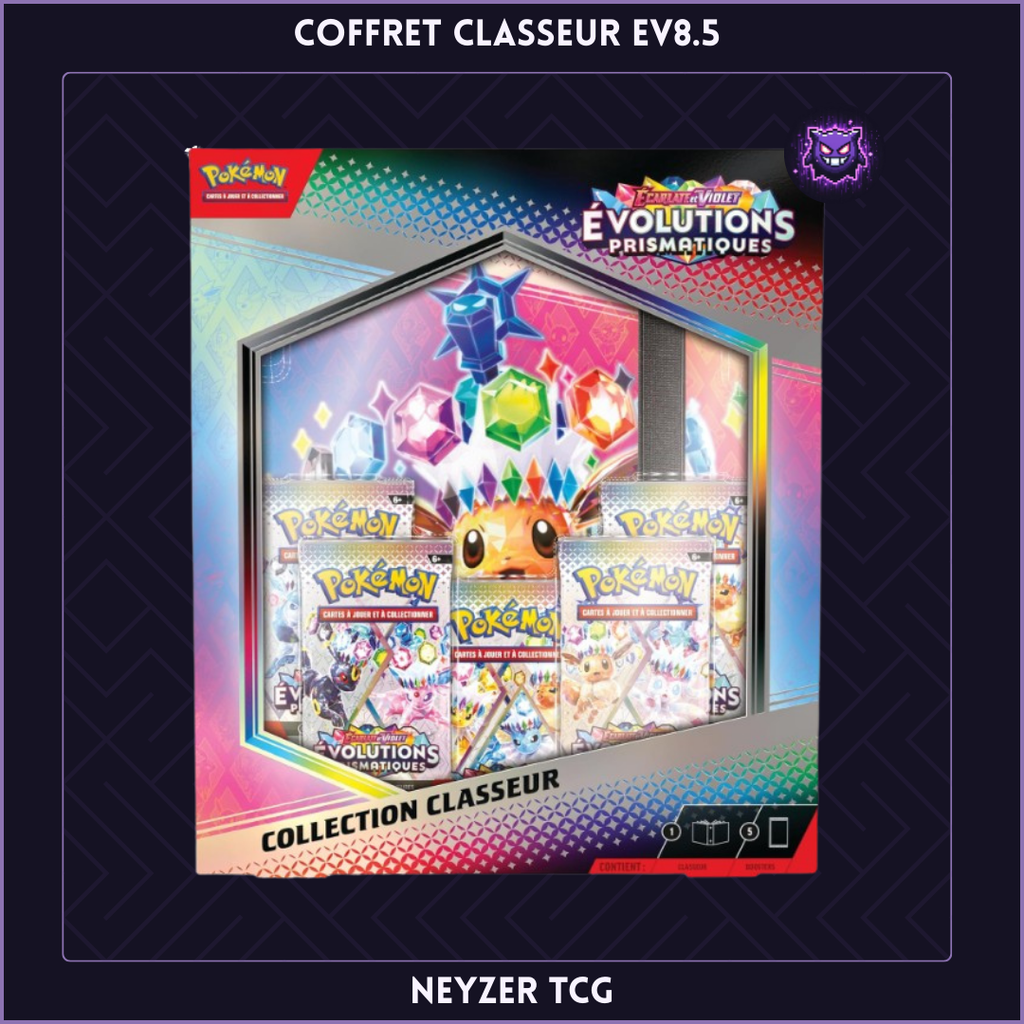 Coffret Pokemon collection classeur-Evolutions prismatiques n°3