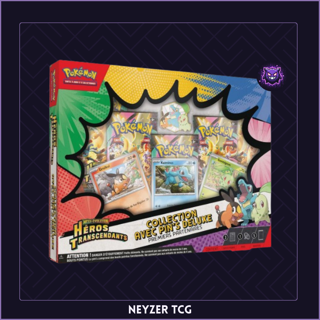 Coffret collection avec pins Deluxe héros transcendants ME2.5