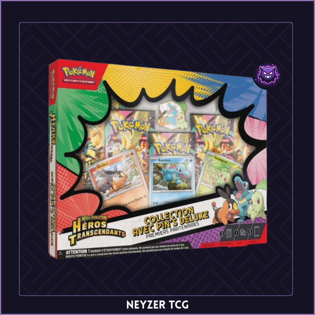 Pokémon - Coffret Collection Pin's deluxe - Héros Transcendants ME2.5