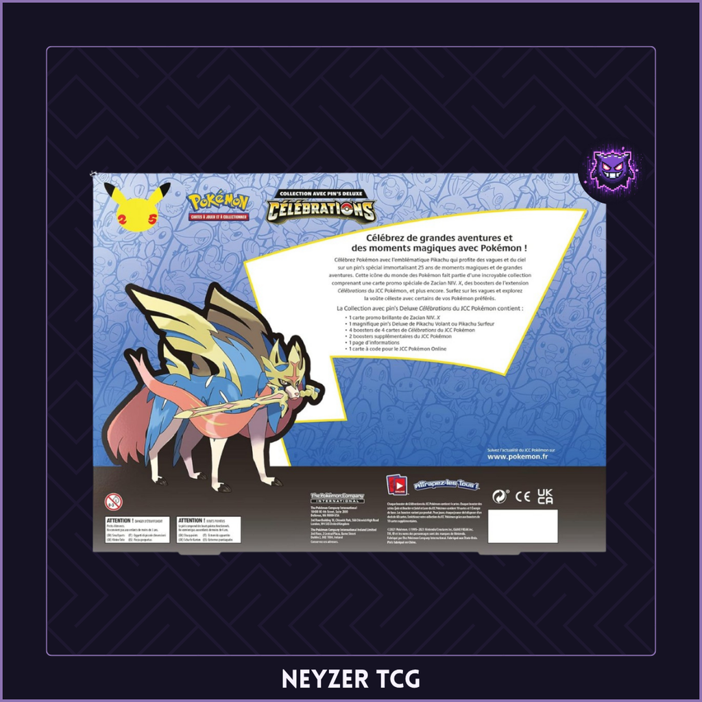 Pokémon - Coffret Collection Pin's deluxe - Célébrations