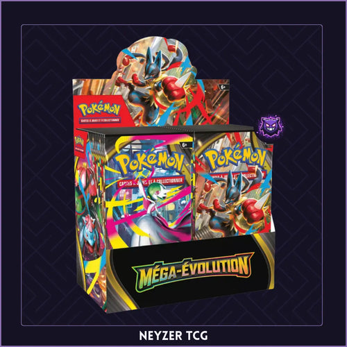 Display Mega Evolution-Mega Gardevoir et Lucario Pokémon 