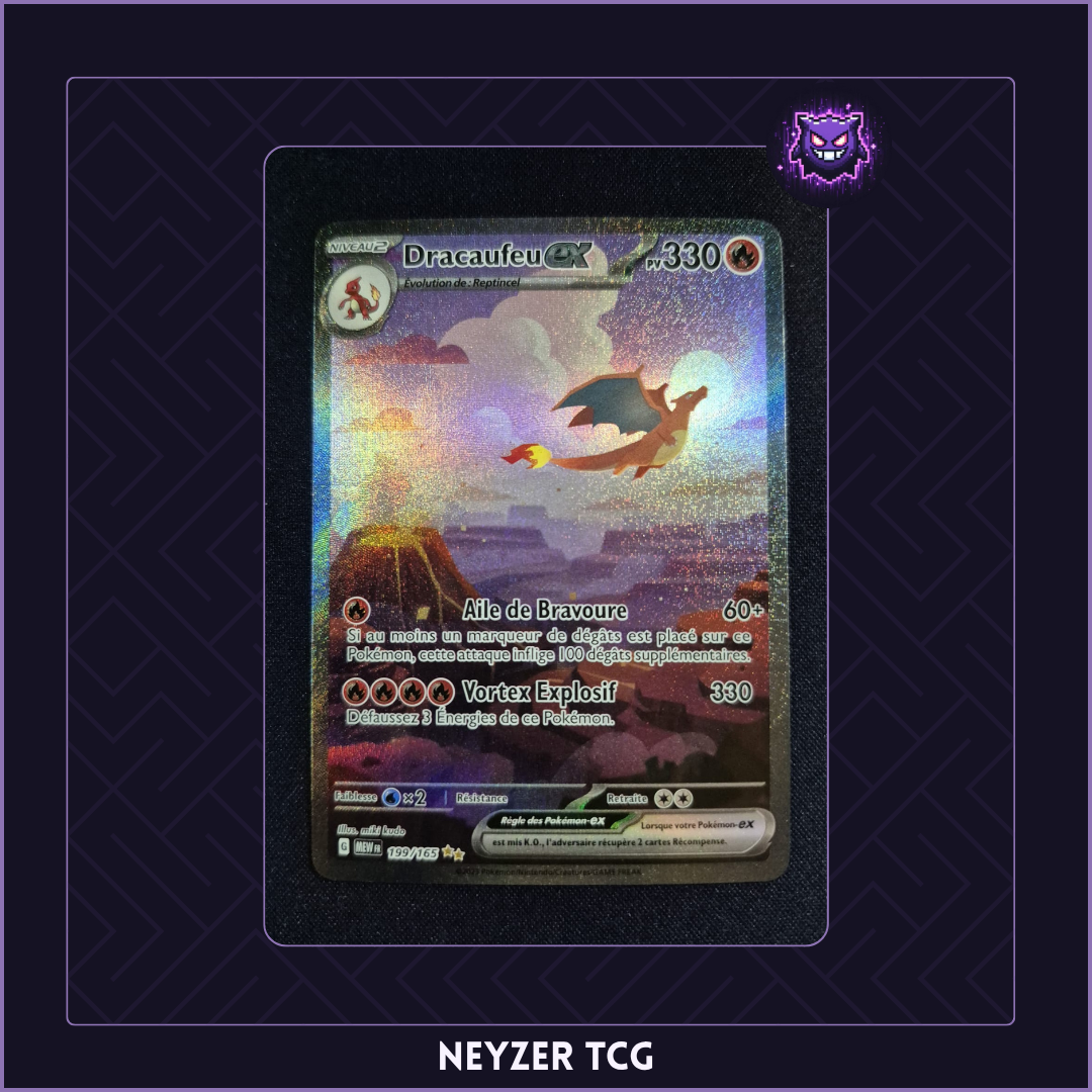 Carte - Dracaufeu Ex MEW 199 - 151