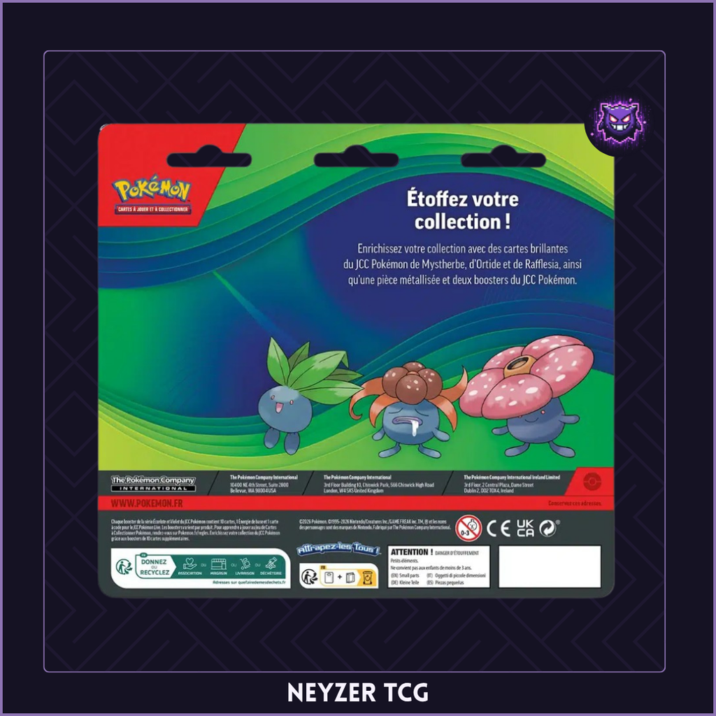 Pokémon - Duopack EV1 et EV6 - Mystherbe, Ortide et Rafflesia