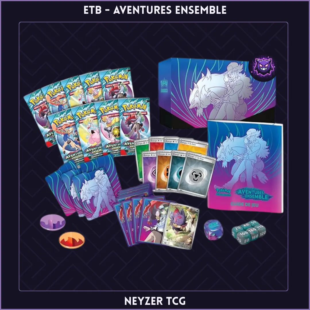 ETB Pokemon Aventures Ensemble avec  le detail du produit
