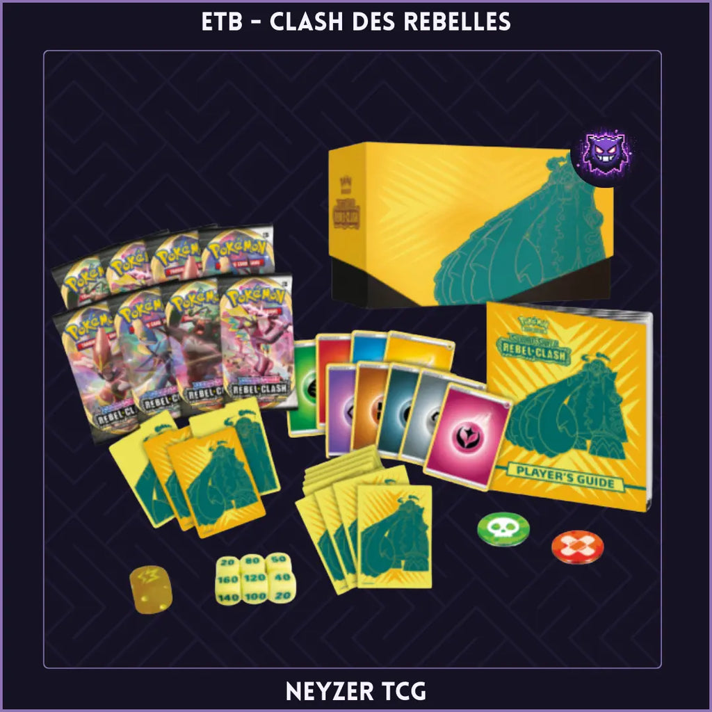 ETB pokemon clash des rebelles avec details du produit