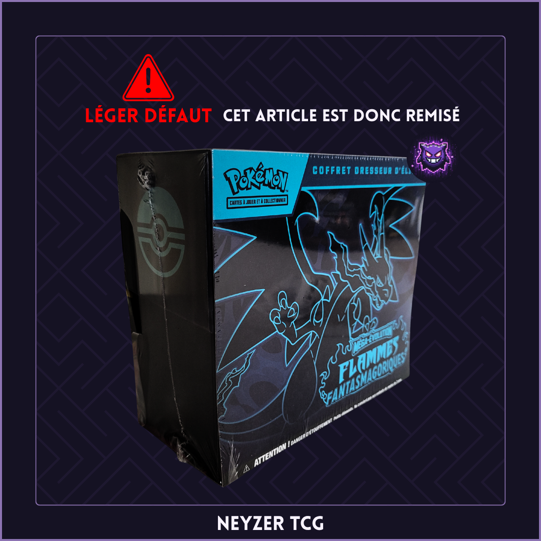 ETB ME2 Flammes Fantasmagoriques avec défaut de sellage