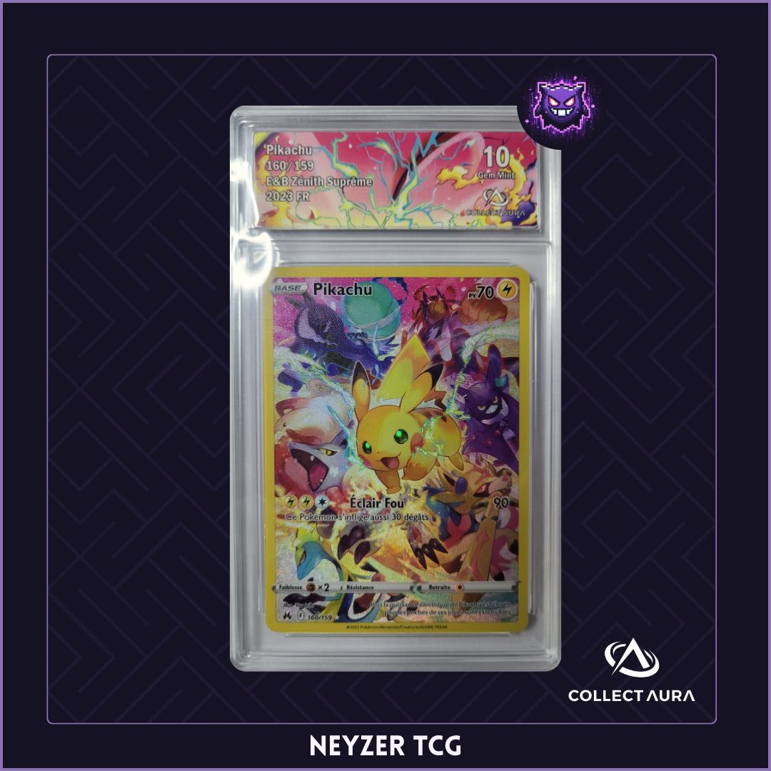 Gradée - Pikachu CRZ 160 - Zénith Suprême (EB12.5) - CollectAura 10