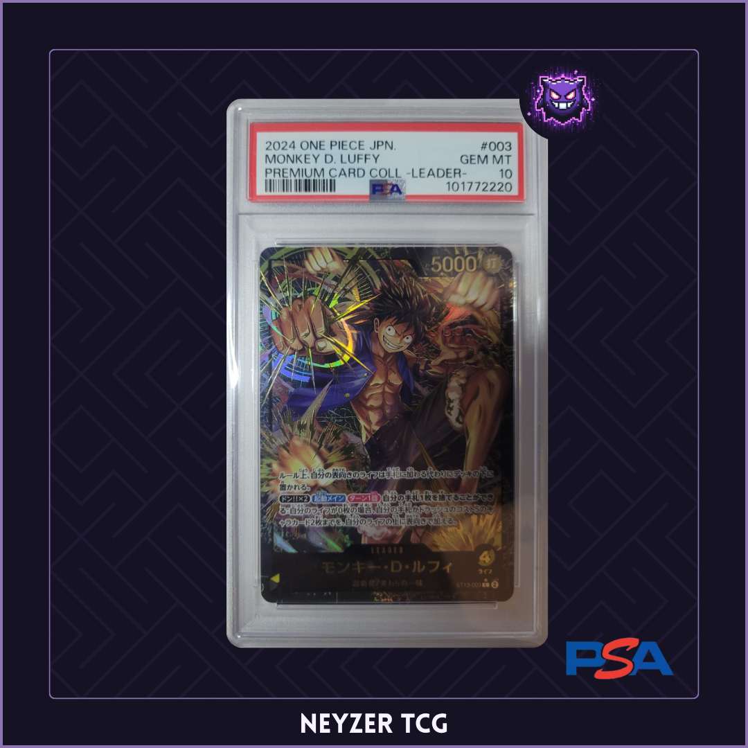 One Piece - Gradée Monkey D. Luffy ST13 003 - PSA 10