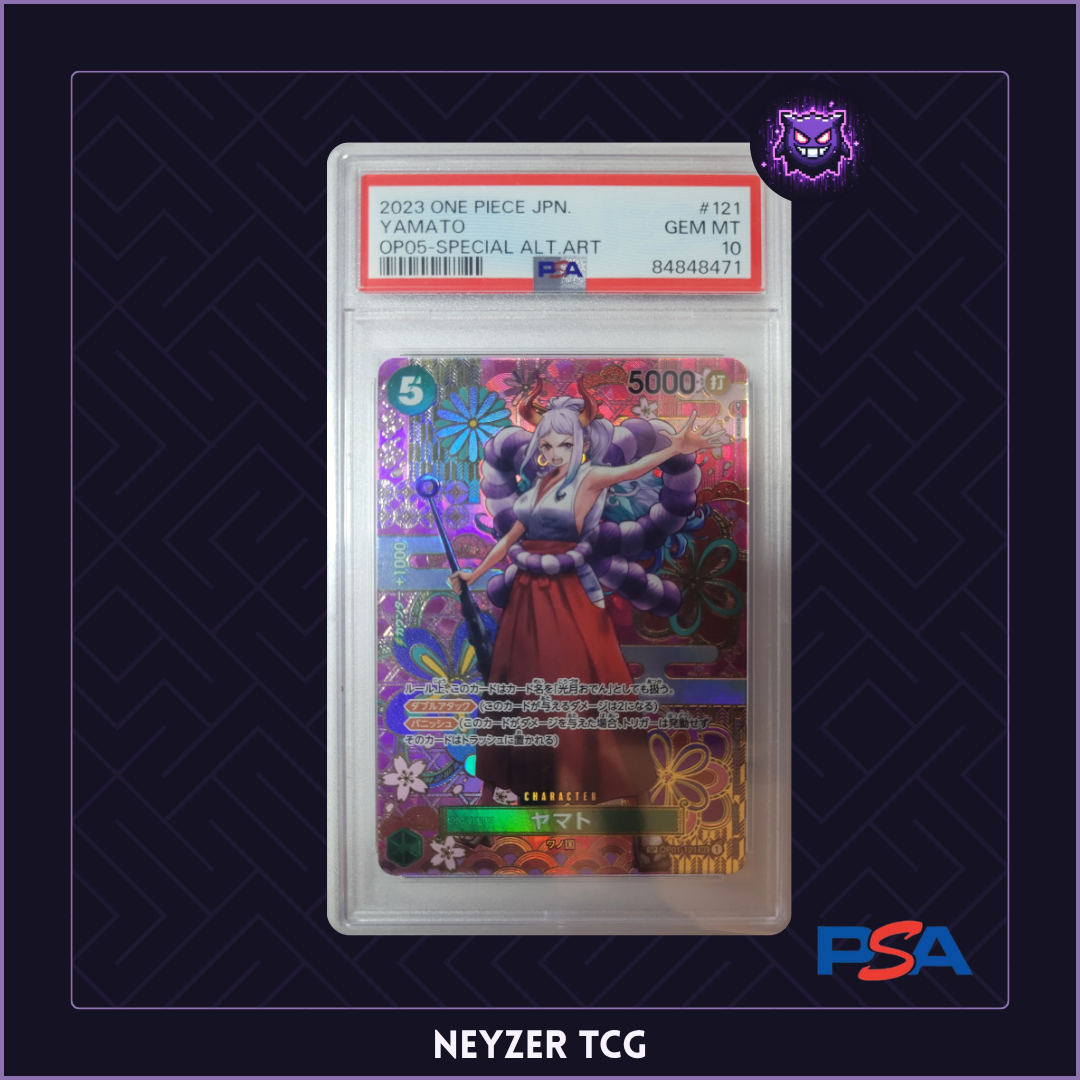 One Piece - Gradée JP Yamato OP01 121 - OP05 Awakening of the New Era - PSA10