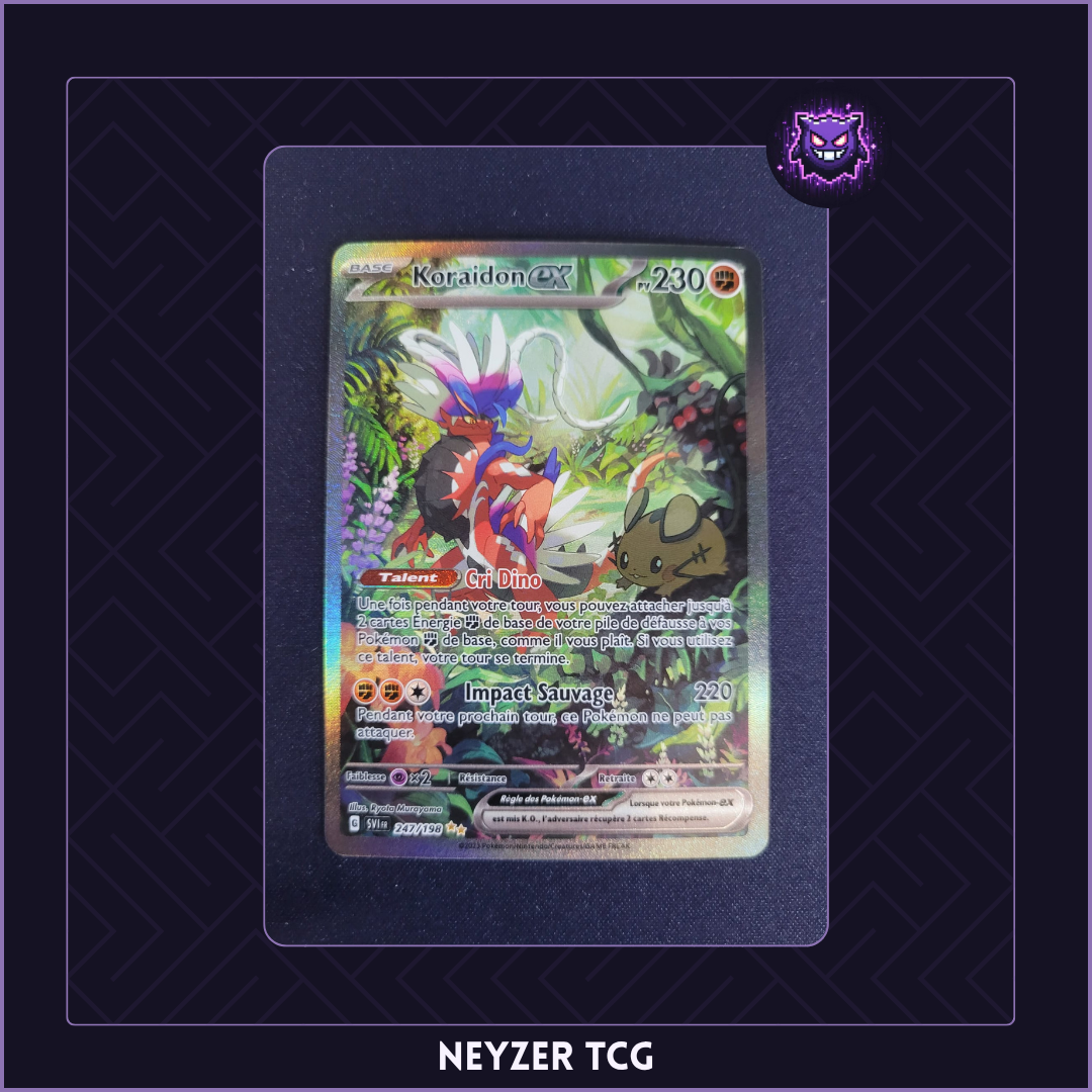 Carte - Koraidon Ex SVI 247 - Écarlate et Violet