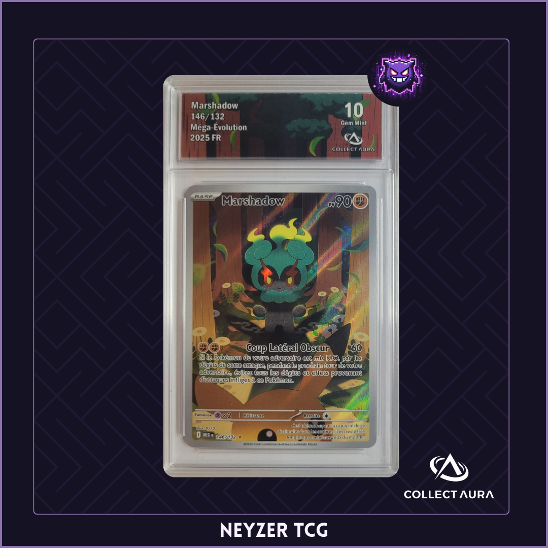 Marshadow 146/132-CollectAura10-ME1 Mega Evolution Pokemon