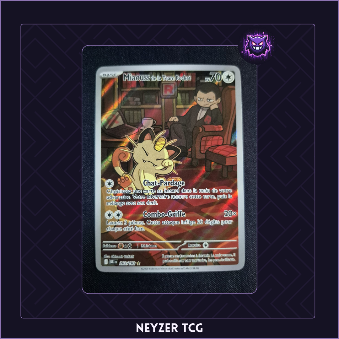 Carte - Miaouss de la Team Rocket DRI 203 - Rivalités Destinées