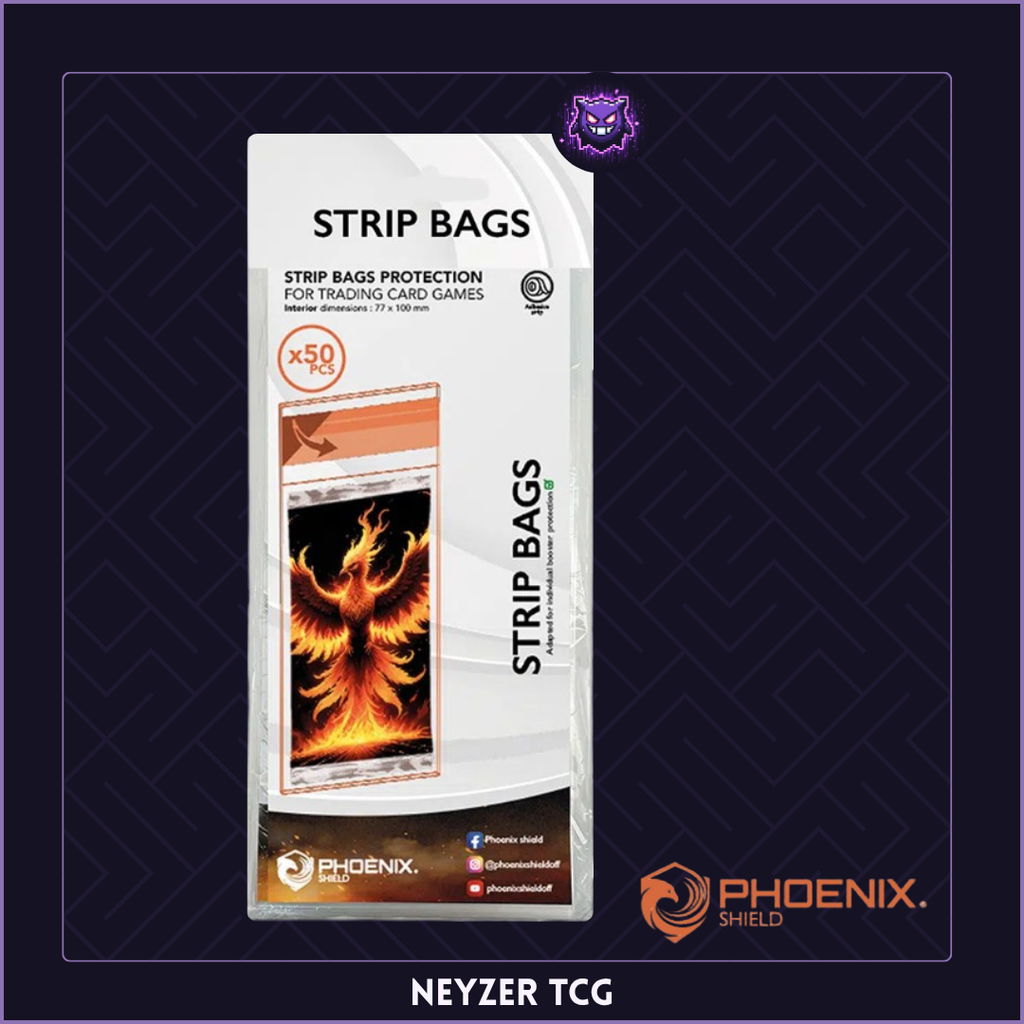 Strip Bags - Sleeve Booster x50 - Phoenix Shield