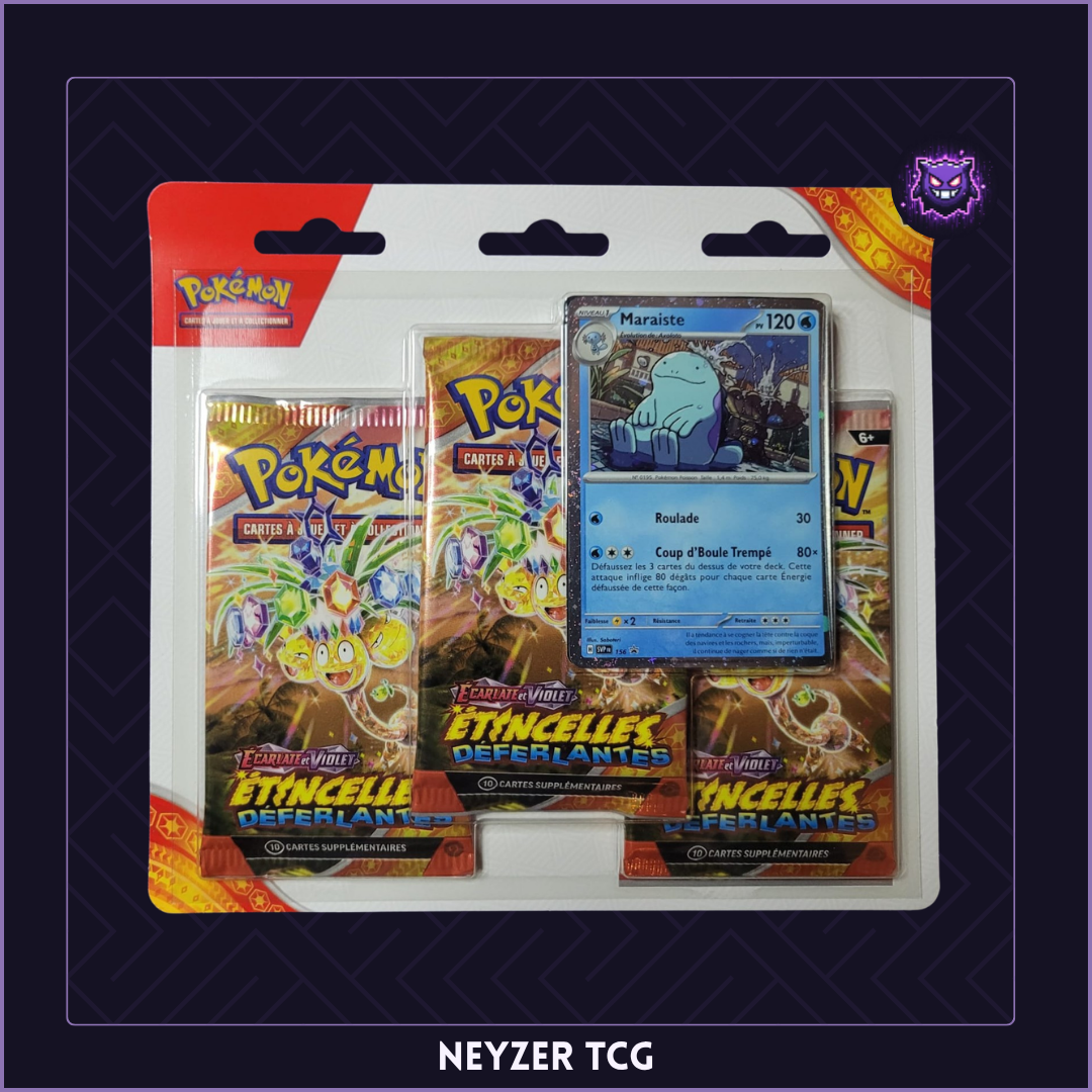 Pokémon - Tripack Étincelles Déferlantes (triple illustration Noadkoko)