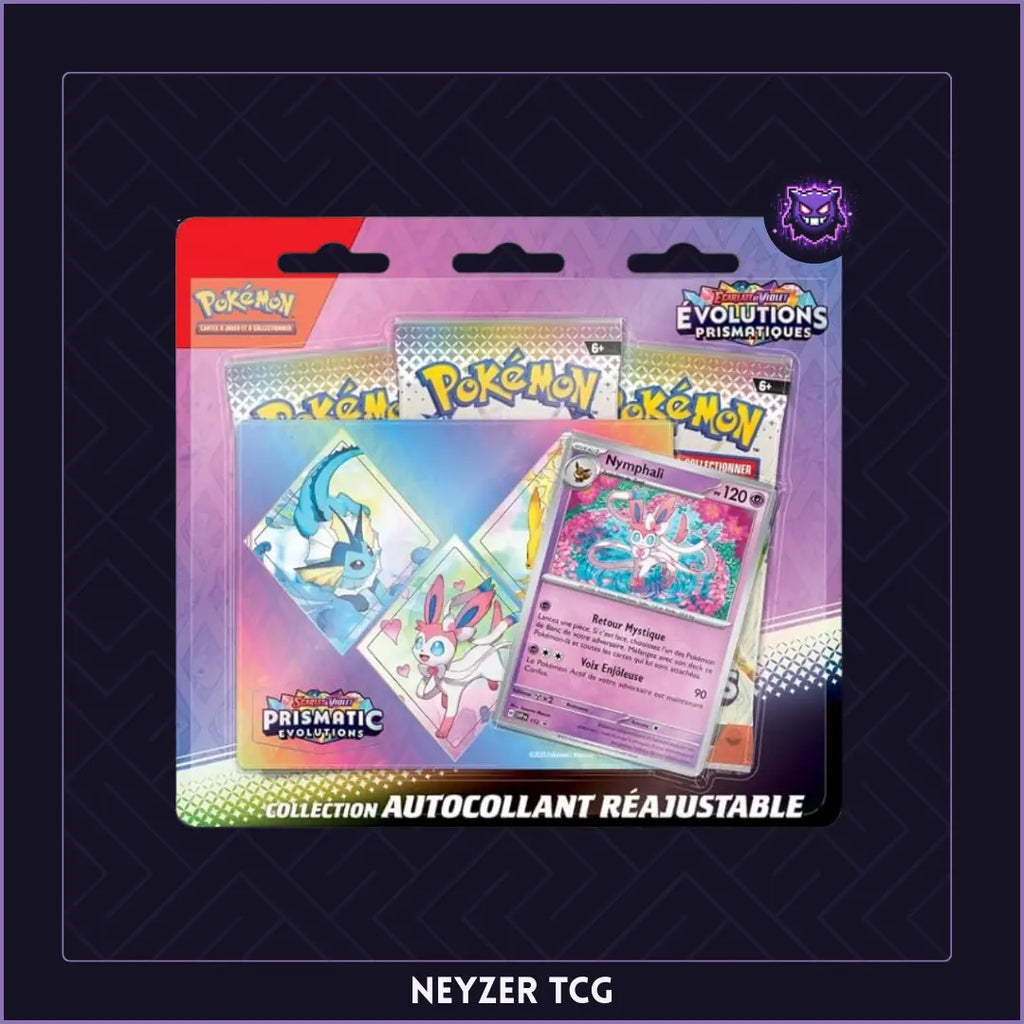 Tripack Evolutions Prismatiques avec le Pokémon Nymphali