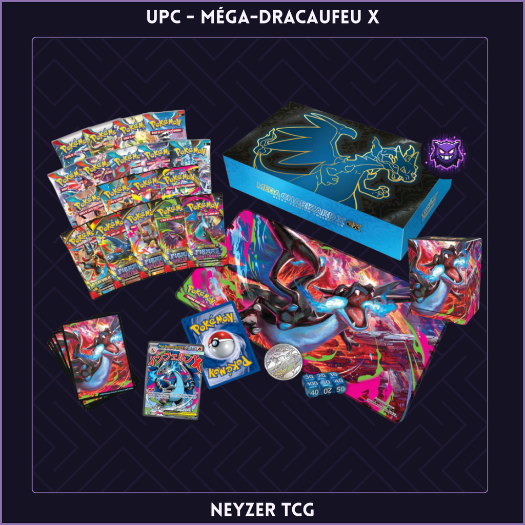 UPC Coffret Ultra Premium-Mega Dracaufeu X ex-Details produits