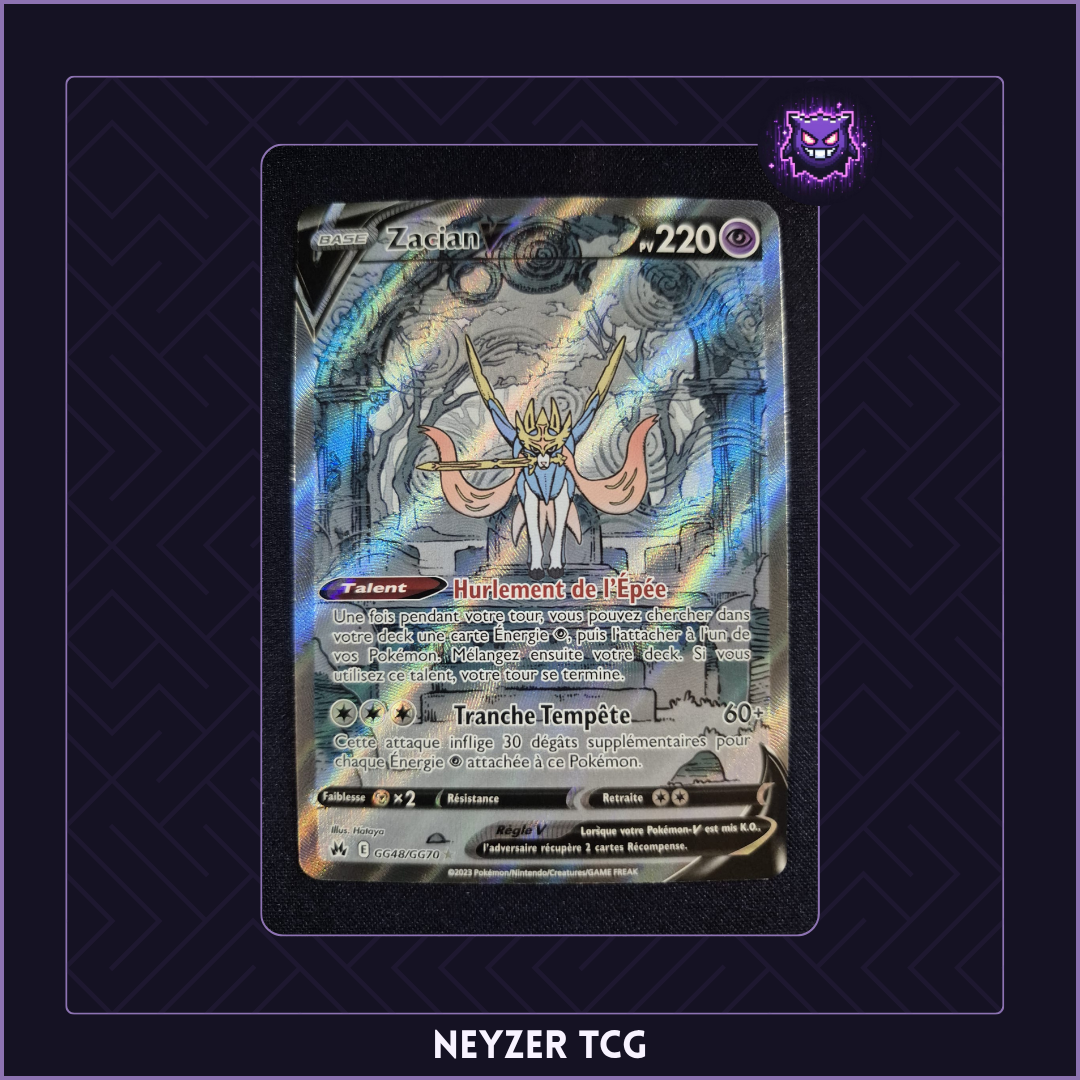 Carte - Zacian V CRZ GG48 - Zénith Suprême