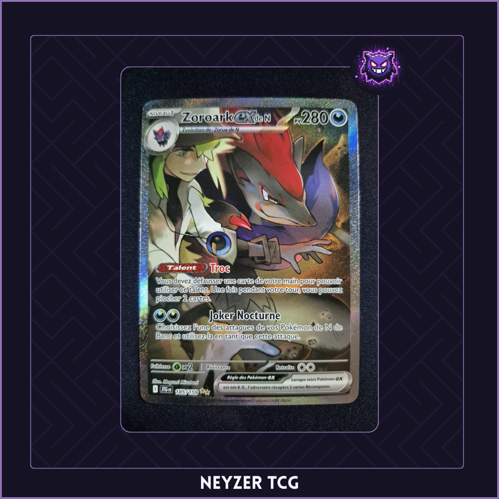 Carte - Zoroark Ex de N JTG 185 - Aventures Ensemble