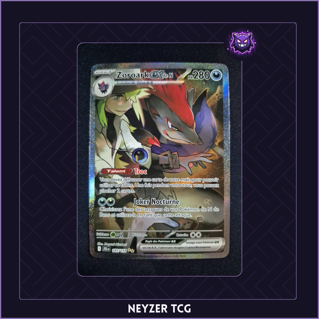 Carte - Zoroark Ex de N JTG 185 - Aventures Ensemble